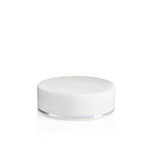 מכסה לבן פס כסף לצנצנת 250 מ"ל